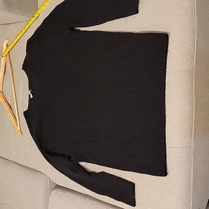 Halogen long black sweater size large.